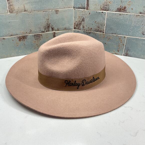Harley Davidson Womens Call of the Wild Wool Fedora One Size main image 8